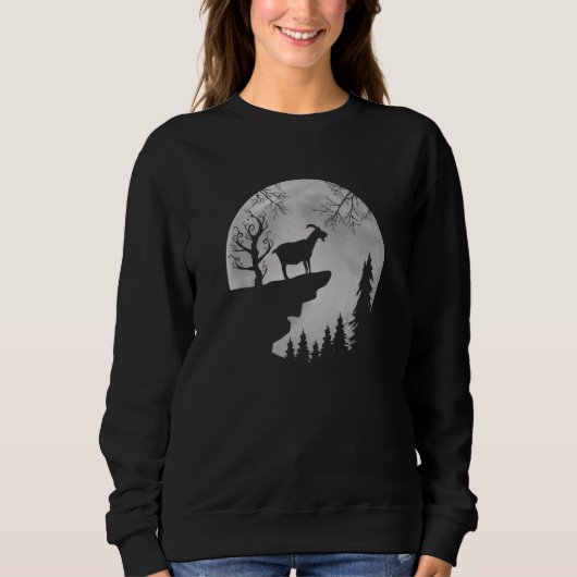 Sweatshirt Halloween chèvre Éffrayant 1 (Devant)