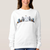 Sweatshirt Halloween Citrouille Ghost 1 (Devant)