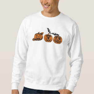 Sweatshirt Halloween/citrouille/sweatshirt de chauve-souris