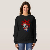 Sweatshirt Halloween clown fou (Devant entier)