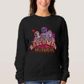 Sweatshirt Halloween Clowns effrayants Horreur (Devant)