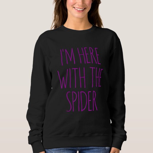 SWEATSHIRT HALLOWEEN COSTUME SPIDER DECORATIONS MENS KIDS LAD (Devant)