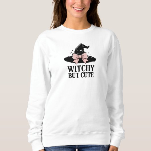 Sweatshirt Halloween Cute Witchy (Devant)
