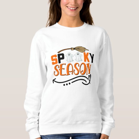 Sweatshirt Halloween de la saison éffrayante (Devant)