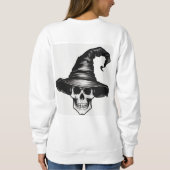 Sweatshirt Halloween de l'araignée et du crâne (Dos)