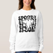 Sweatshirt Halloween éffrayant Cute Fantôme (Devant)