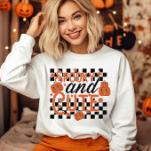 Sweatshirt Halloween éffrayant et Vintage
