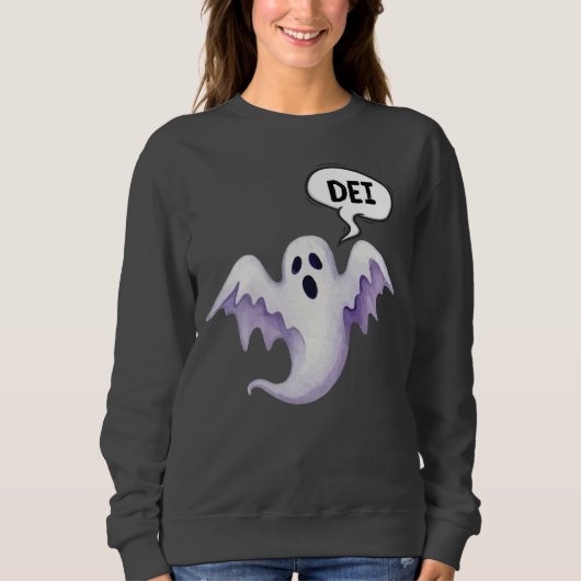 Sweatshirt Halloween fantôme effrayant DEI (Devant)