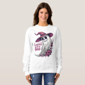Sweatshirt Halloween floral fantôme (Devant entier)
