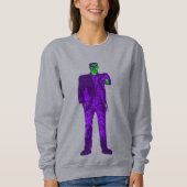 Sweatshirt halloween frankenstein monstre déplaisant (Devant)