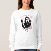 Sweatshirt Halloween Ghost Face Drôle Femmes (Devant)