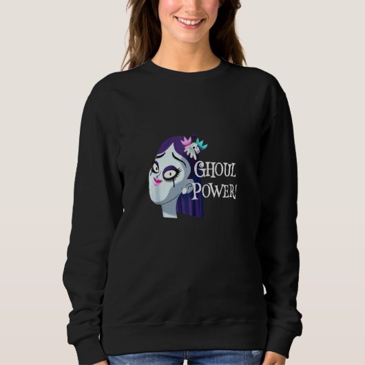 Sweatshirt Halloween Ghoul Power (Devant)