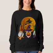 Sweatshirt Halloween Gnomes mignon Automne Citrouille automne (Devant)