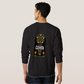 Sweatshirt Halloween gothique sorcier punk (Dos entier)