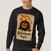 Sweatshirt Halloween Graphic – 1960s Theme Edition (Devant)