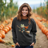 Sweatshirt Halloween grenouille quirky