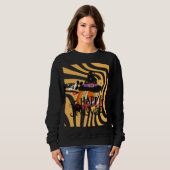 Sweatshirt Halloween Groovy Rétro (Devant entier)