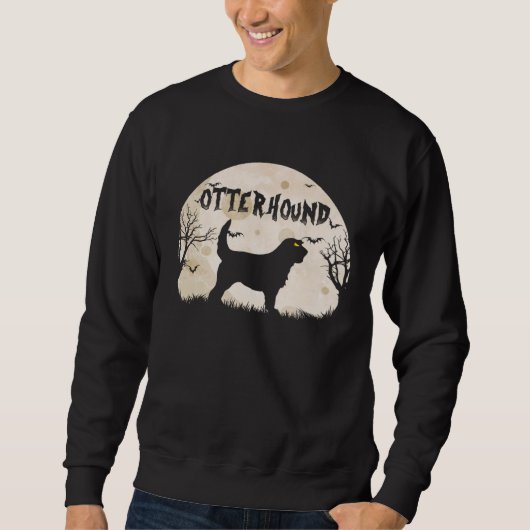 Sweatshirt Halloween Horror Otterhound (Devant)