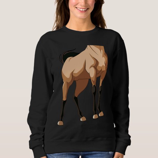 Sweatshirt Halloween horse body costume for children (Devant)