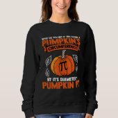 Sweatshirt Halloween I Pumpkin Circumference Pi Diameter Math (Devant)