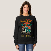 Sweatshirt Halloween in July  Summer Vacation Beach Family Tr (Devant entier)