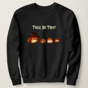 Sweatshirt Halloween Jack-o'-lantern sculpté citrouilles Hall