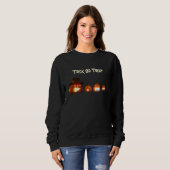 Sweatshirt Halloween Jack-o'-lantern sculpté citrouilles Hall (Devant entier)