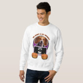 Sweatshirt Halloween - juste un Lil éffrayant - beagle (Devant entier)