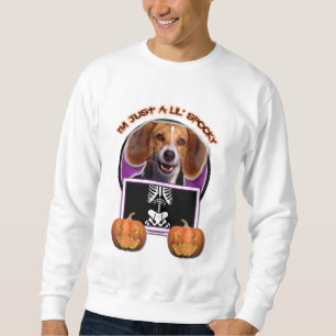 Sweatshirt Halloween - juste un Lil éffrayant - beagle
