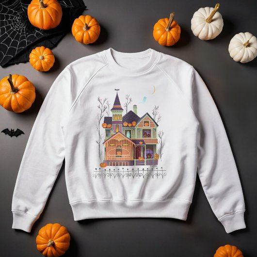 Sweatshirt Halloween Maison Blanche