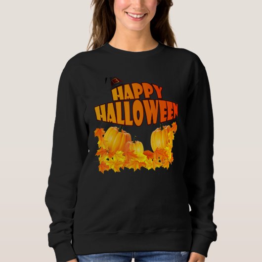 Sweatshirt Halloween Masquerade Graphics (Devant)