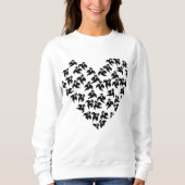 Sweatshirt Halloween Mom Doodles Hearth  (Devant)