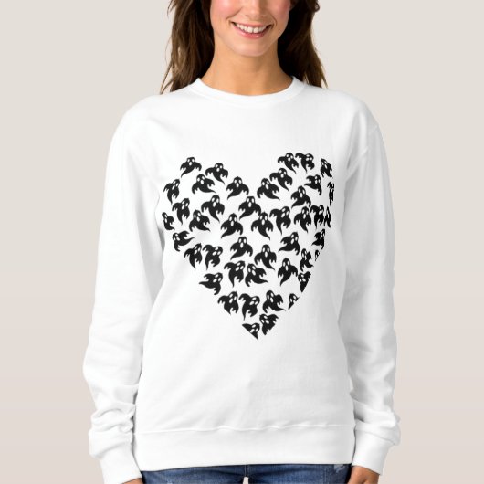 Sweatshirt Halloween Mom Doodles Hearth  (Devant)