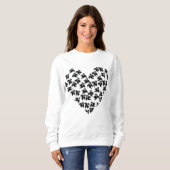 Sweatshirt Halloween Mom Doodles Hearth  (Devant entier)