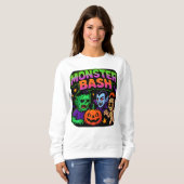 Sweatshirt Halloween Monster Bash Vêtements Cute Unisex (Devant entier)