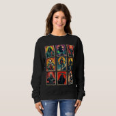 Sweatshirt Halloween Monsters Timbre Tee (Devant entier)