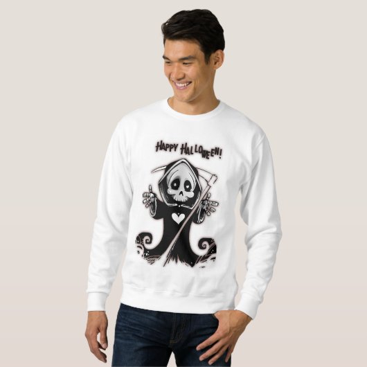 Sweatshirt Halloween - Mort (Devant entier)