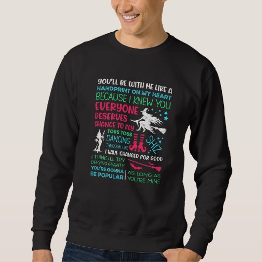 Sweatshirt Halloween musical pervers (Devant)