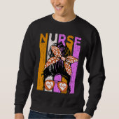 Sweatshirt Halloween Nurse Womens Nursing Student Fun Cool (Devant)