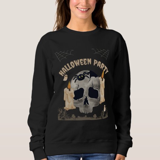 Sweatshirt Halloween Party  14 (Devant)