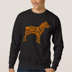 Sweatshirt Halloween Rottweiler Lover Citrouille Jack-o'-lant
