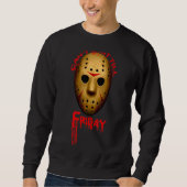 Sweatshirt Halloween s'amuser effrayant ne peut pas attendre  (Devant)