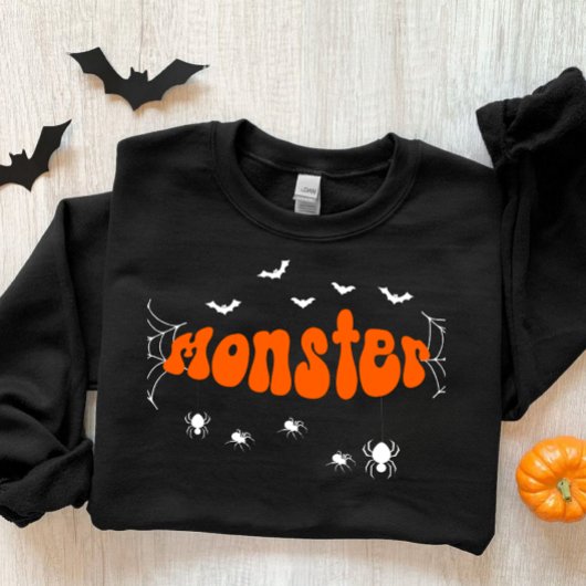 Sweatshirt Halloween season sweatshirt, spooky retro season