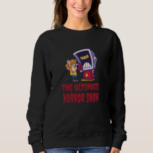 Sweatshirt Halloween - Spectacle d'horreur à la station-servi