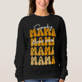 Sweatshirt Halloween Super personnalisable Mama drôle hallowe (Devant)