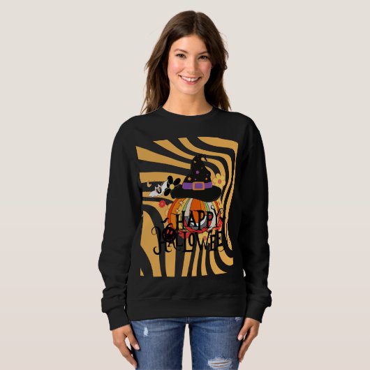 Sweatshirt Halloween Super Retro (Devant entier)