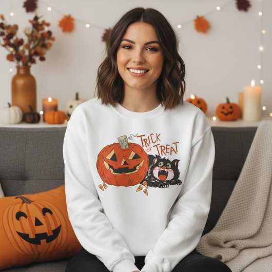 Sweatshirt Halloween Vintage et tendance