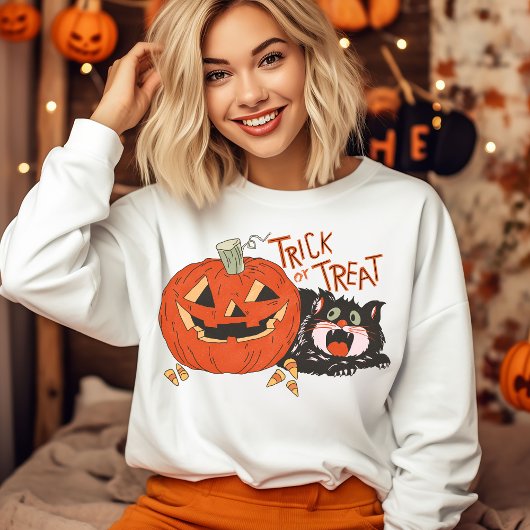 Sweatshirt Halloween Vintage et tendance