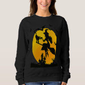 Sweatshirt Halloween Witch   Happy Halloween     (Devant)