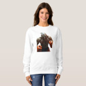 Sweatshirt Halloween Zombie Boxer - Conception de sports de c (Devant entier)
